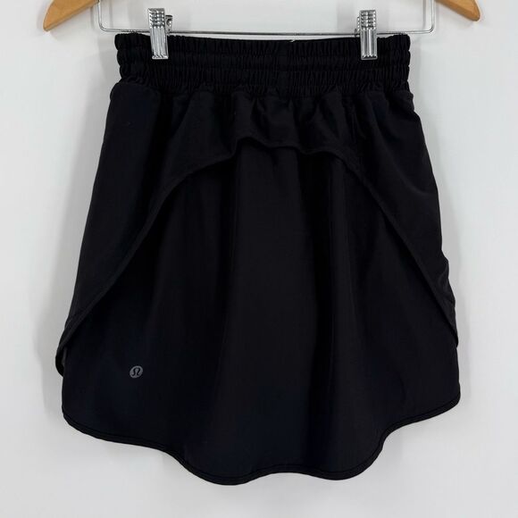 Lululemon Hotty Hot High-Rise Skirt Black | Size 4 - Picture 4 of 8